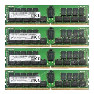 MTA36ASF4G72PZ-3G2E2 128GB 4X32GB DDR4-3200Mhz ECC REG RAM For SUPERMICRO H11DSI - Picture 1 of 5