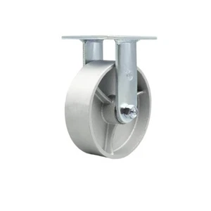 Rueda rígida semi acero de 6 pulgadas con rueda de servicio de rodamiento de bolas marca - Imagen 1 de 5