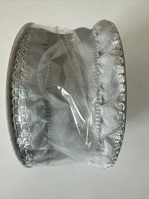 THE RIBBON BOUTIQUE RUFFLE SCALLOPED EDGE RIBBON. - Image 1 of 3