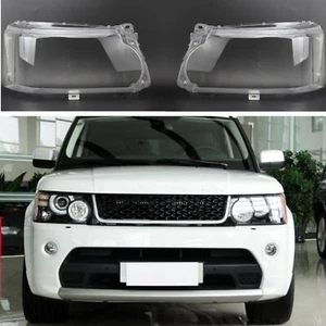 2x Headlight Lens Cover Kit For Land Rover Range Rover Sport 2010-2013 Front R+L - Picture 1 of 10