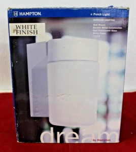 Dream By Hampton Porch Light- White Finish - Picture 1 of 7