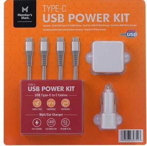Member's Mark USB-C Cable Power Kit - Picture 1 of 3