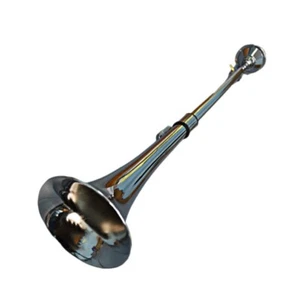 100cm 24V super laut 175db Chrom Metall Lufthorn Trompete LKW Van Bus LKW - Bild 1 von 3