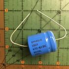 Sprague Axial Electrolytic Capacitor 470Uf 63V 39Dx477g063je3 85'C Epoxy Seal X2