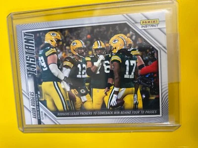 RS12676 2021 Panini Instant #140 Aaron Rodgers PACKERS 1/135 - Image 1 of 2