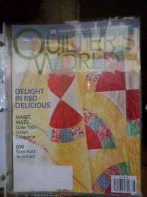 Quilters World Magazine August 2010, As new stored in Plastic Sleeve - Image 1 of 2