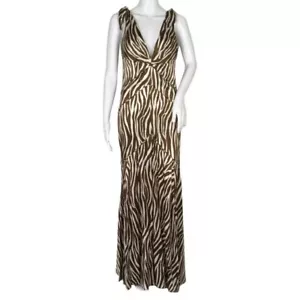 Diane von Furstenberg Damen Kleid Scarlette zwei Seiten vorne offen Maxi Größe 6 - Bild 1 von 7