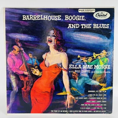 Ella Mae Morse Barrelhouse Boogie And The Blues Vinyl Record T513 Jazz Blues Foto 1 de 4