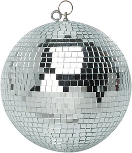 Silver Mirror Ball 500mm 20" inch Disco Glitter - Picture 1 of 3