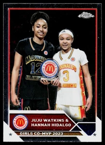 2023 Topps Chrome McDonald's All American #100 Girls Co-MVPs - Imagen 1 de 2
