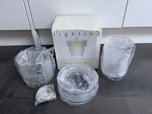 bhs Vintage easyfit Frosted Tiers - Easy Fit - Lampenschirm Glas - Bild 1 von 6