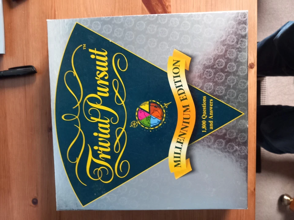 Trivial Pursuit Millennium Edition Board Game 1998 Parker Complete & GC - Image 1 of 4