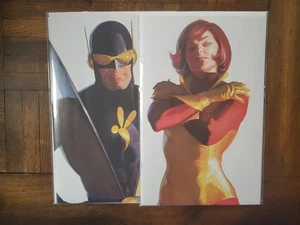 Alex Ross Timeless Virgin Ser Of 2 Marvel Avengers Yellowjacket Wasp - Bild 1 von 3