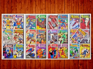 Action Comics #626–650 (DC, 1988–1989) – 24 Issue High Grade Lot U-16 - Picture 1 of 5