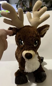 BABW / Build a Bear Workshop Brown REINDEER  14" Plush Stuffed Animal Toy - Picture 1 of 5