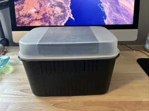 Tupperware Multibehälter Stow N Go schwarz geteilt Behältereinsatz E03 - Bild 1 von 9