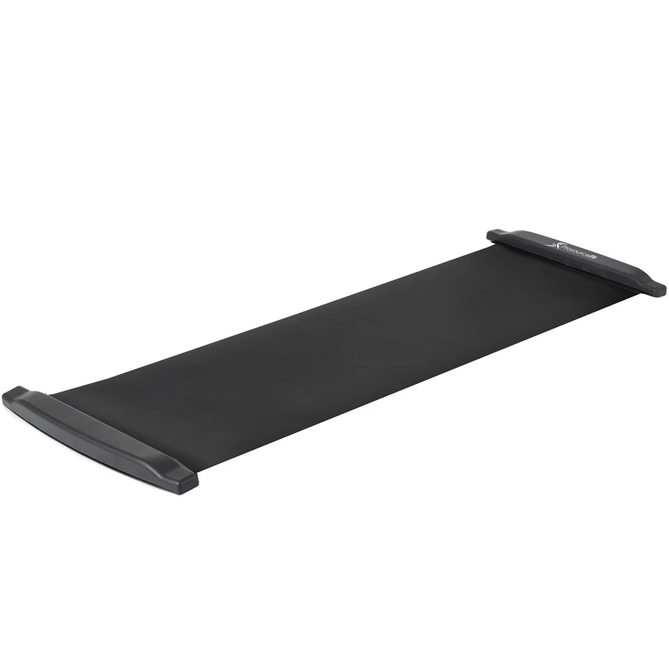 Slide Board Mat for Low-Impact Home Workouts & Sports Training with Booties &... - Image 1 of 4