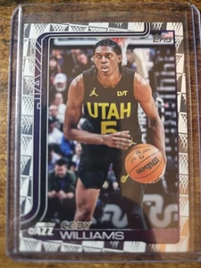 Punta de temporada 2025-26 Topps Cody Williams #130 Utah Jazz - Imagen 1 de 2