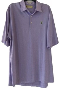 Donald Ross Mens Golf Polo Short Sleeve Shirt Size XL Light Purple - Picture 1 of 4