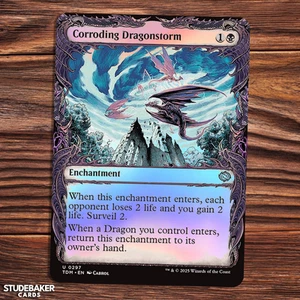 Corroding Dragonstorm - Tarkir Dragonstorm - FOIL - Magic the Gathering - Picture 1 of 1