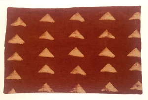 TRADE STAR Wool Blend Pillow Cover Kilim Lumbar Orange Woven BOHO 22 X 14” - Picture 1 of 5