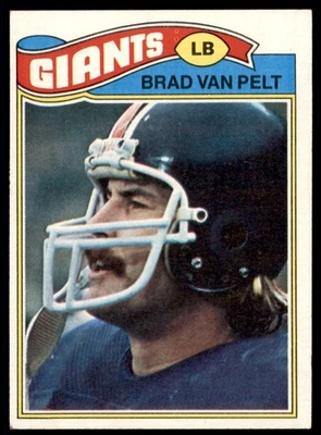 1977 Topps Brad Van Pelt New York Giants #175 EX-EXMT - Image 1 of 2
