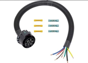 Tow Ready 20147 Wiring Connector, 7-Way Vehicle End, 18-1/4" Wire - Picture 1 of 8