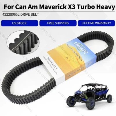 Correa de transmisión pesada OEM 422280652 para Can Am Maverick X3 Turbo/R/MAX 2017-2023 nueva Foto 1 de 4