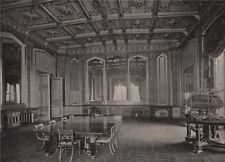 Windsor Castle. The State Dining Room. Berkshire 1896 old antique print