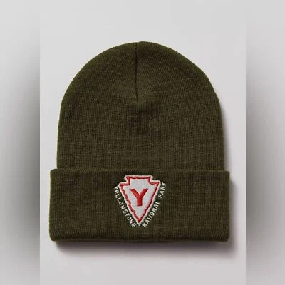 NWOT Urban Outfitters x American Needle Yellowstone National Park Beanie Olive - Изображение 1 из 4