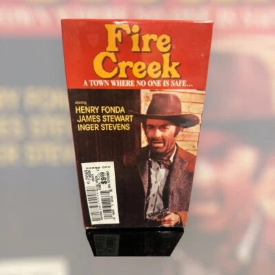 Fire Creek VHS tape NEW with Henry Fonda and James Stewart Foto 1 de 2