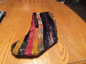 Large Handcrafted Fancy Christmas Stocking - Picture 1 of 6