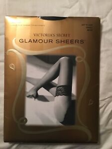 Victoria’s Secret Glamour Sheers Lace Top Luxurious Sheer Thigh High Small New