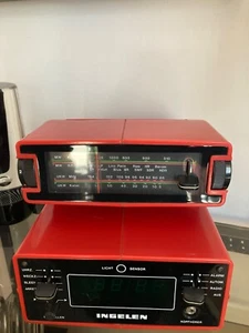 Radiowecker Space Age rot Ingelen Form 100 - Bild 1 von 14