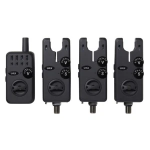 Dam U4x Bite Alarm Set 3+1 Signaux Sonores Pêche à la Carpe Angler A0579 - Photo 1/7