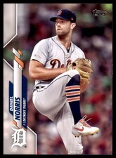 2020 Topps Baseball Card Daniel Norris Detroit Tigers #596