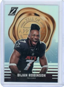 2023 Panini Zenith Bijan Robinson RC Zeal of Approval #27 Rookie - Falcons - Picture 1 of 2