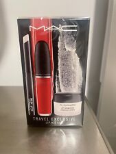 Mac Travel Exclusive Lip Kit Red 3 Pcs Set / New With Box