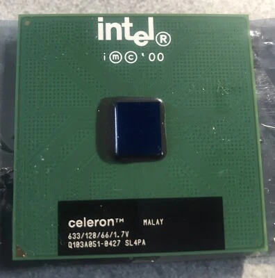 Procesador CPU Intel Celeron 633/128/66/1,7 V SL4PA Foto 1 de 2