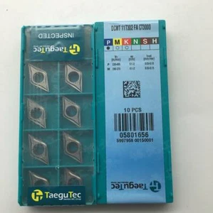 10pcs New Taegutec Cermet Inserts DCMT11T302-FA CT3000 - Picture 1 of 1