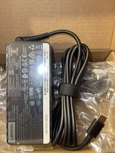 Lenovo X1Carbon E13 Power Adapter 65W Type C Cable Charger ADLX65YCC3D QBOL20-L - Picture 1 of 5