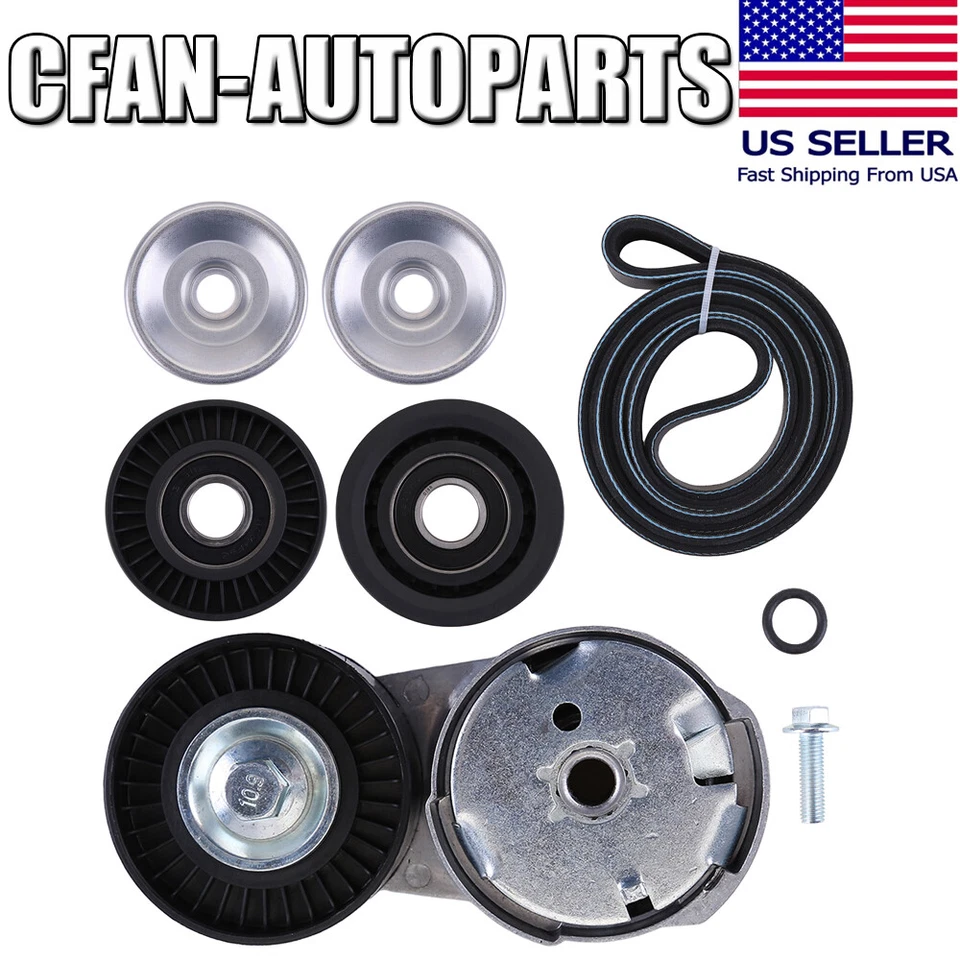 Serpentine Belt Drive Tensioner & Idle Pulley For 11-20 Chrysler Dodge Ram 3.6L - Image 1 of 4