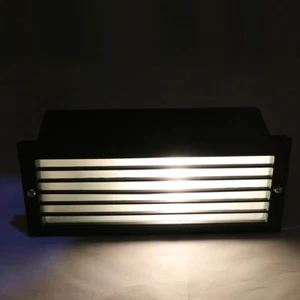 5W LED Wall Light Outdoor Recessed Lamp Bulb Waterproof Mounting Box Step Garden - Picture 1 of 10