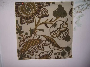 Lee Jofa, Jardin Crewel, Floral Crewel, Remnants,Various Sizes  - Picture 1 of 4