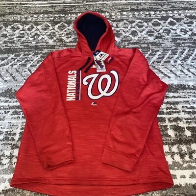 BRAND NEW Washington Nationals Majestic Authentic Collection Sweatshirt Size L - Image 1 of 4