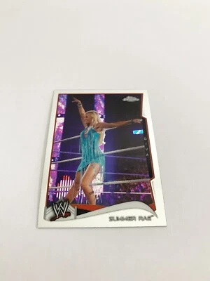Summer Rae 2014 Topps Chrome WWE Base Card # 48 - Image 1 of 2