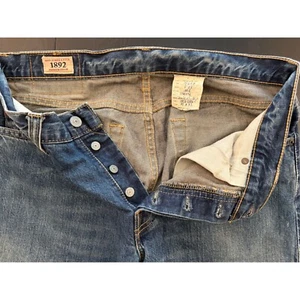 VTG Abercrombie & Fitch 1892 Chugger Boot Jeans Mens 30x32 Baggy Y2K Denim - Picture 1 of 11