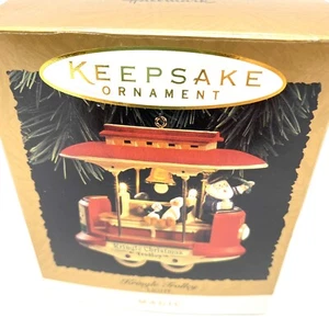 Hallmark 1994 Kringle Trolley Light and Magic Keepsake Ornament Weihnachten - Bild 1 von 4
