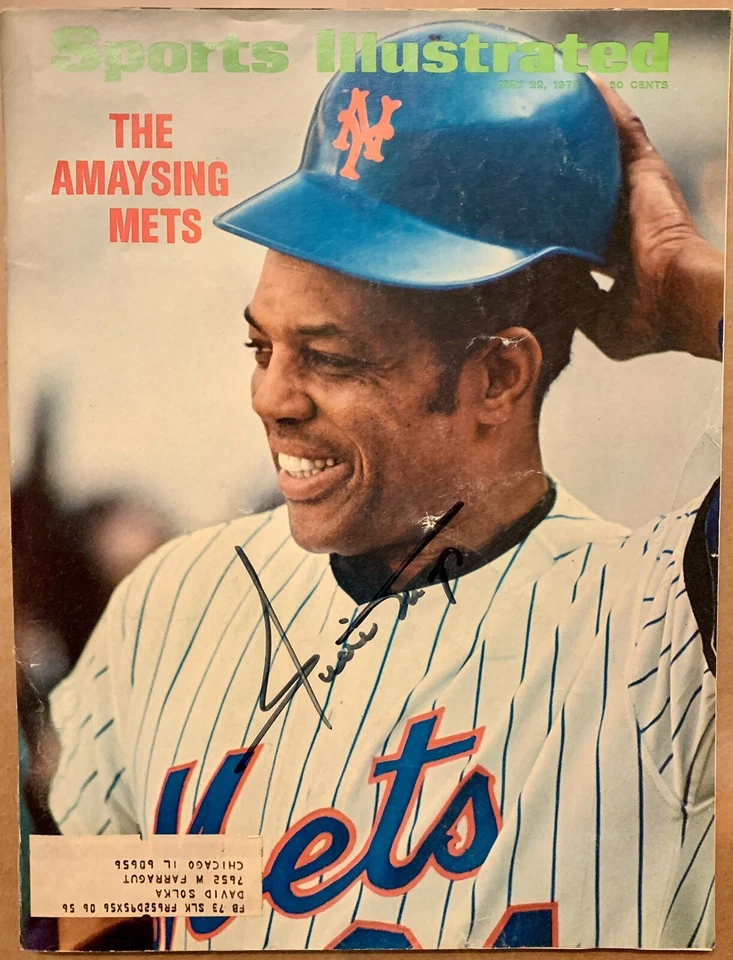 Willie Mays - Signed / Autographed - Sports Illustrated - NY Mets MLB - Say Hey! - Image 1 of 1