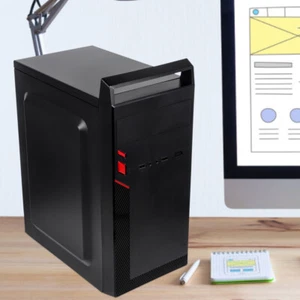 Mini Case Office Small Pc Computer Host Container Modified Chassis - Afbeelding 1 van 12